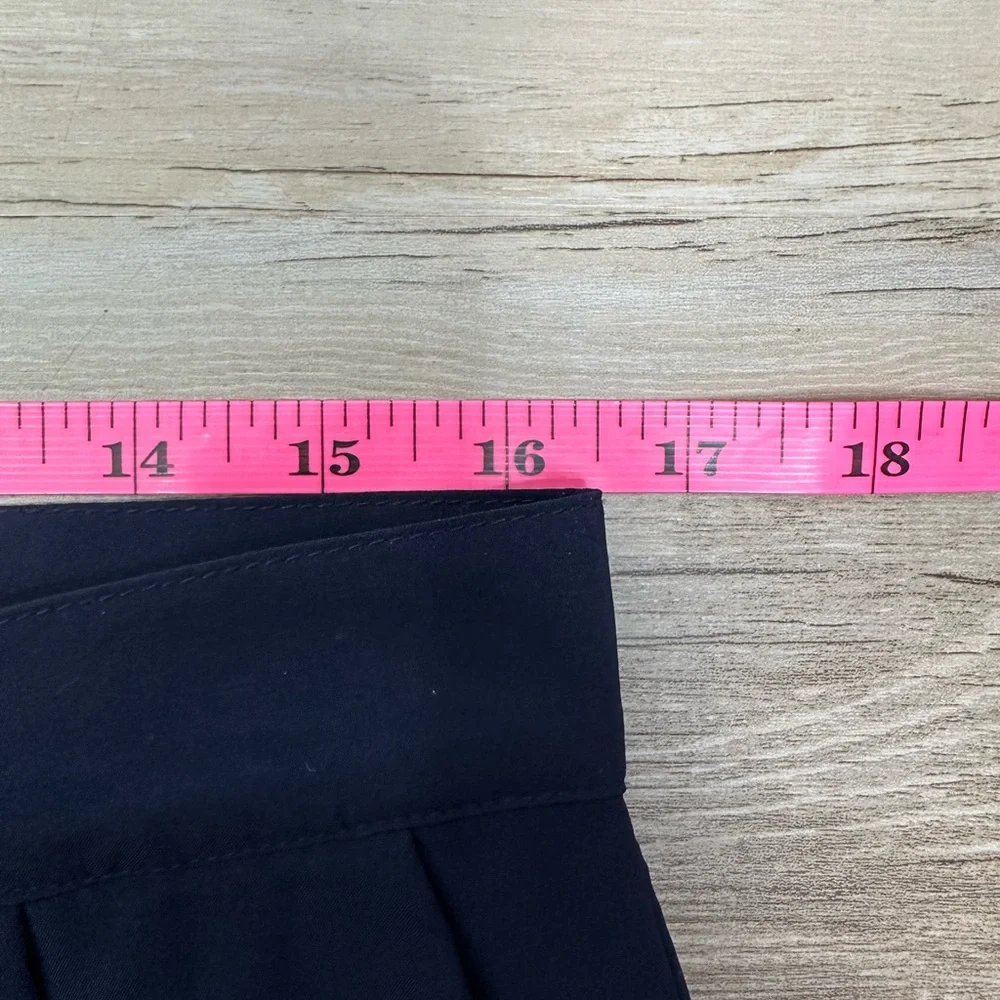 Socialite Navy Pleated Ankle Dress Pant Large NWT NEW